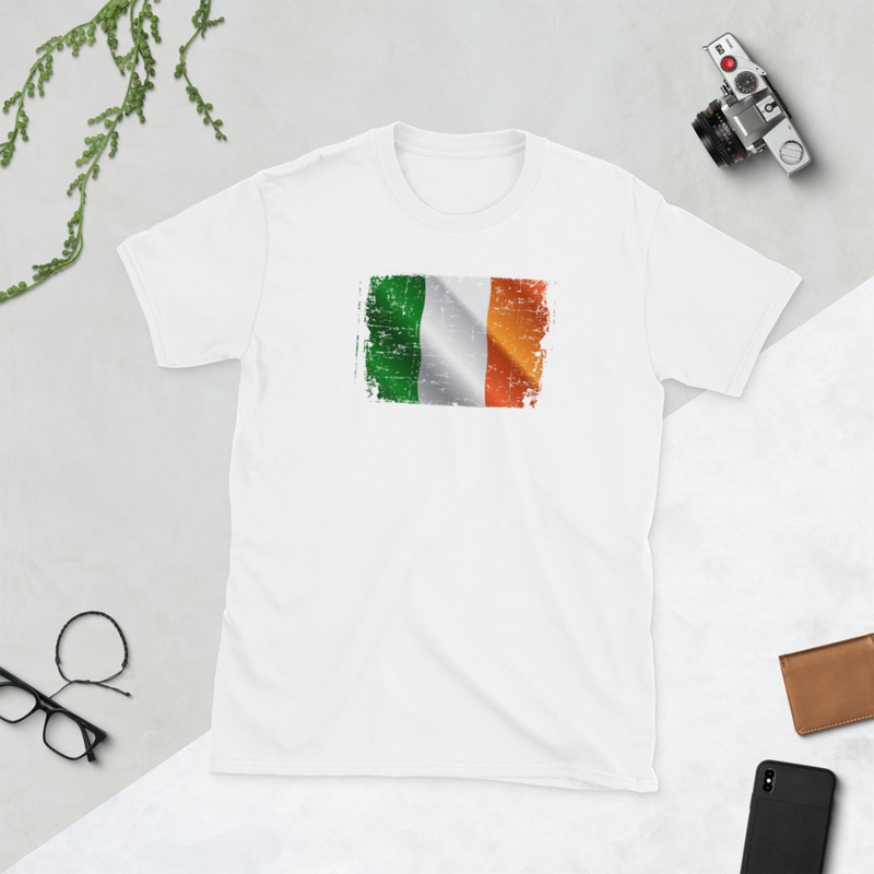 Irish Flag - Short-Sleeve Unisex T-Shirt