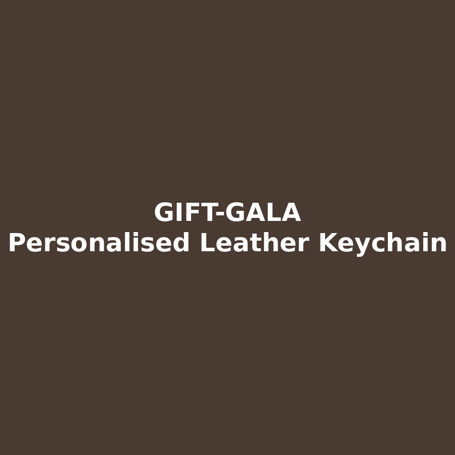 Personalised Leather Keychain